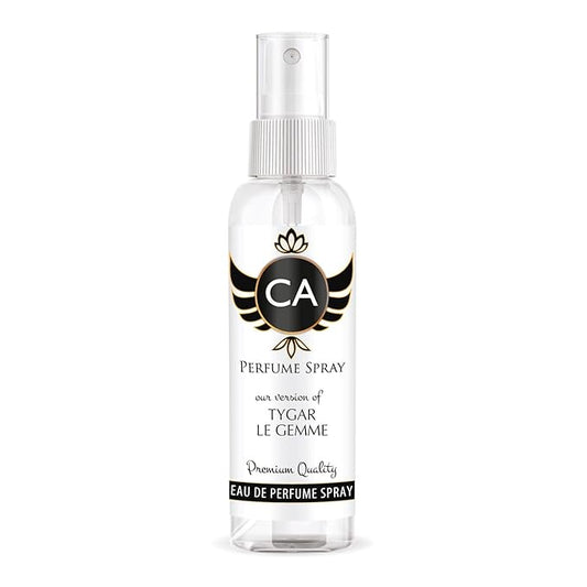 CA Perfume Eco Refill Impression of Tygar Le Gemme for Men Citrus Aromatic Long Lasting Fragrance Eau De Parfum 2 Fl Oz 60ml