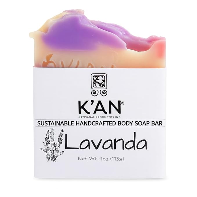 K'an Artisanal Handmade Soaps (Lavender Soap Bar)