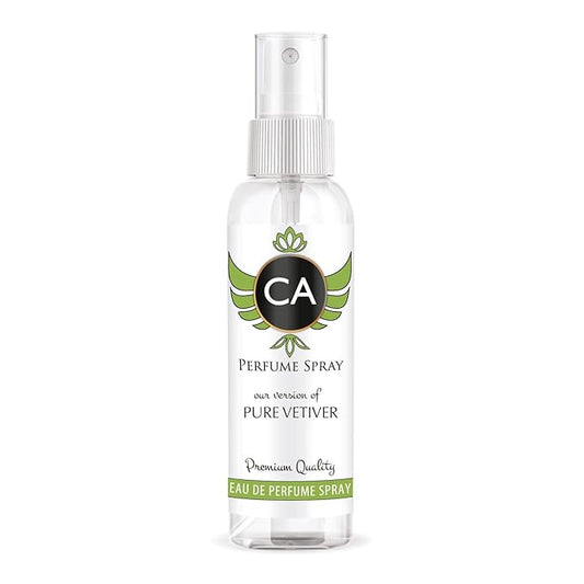 CA Perfume Eco Refill Impression of Pure Vetiver for Men Woody Aromatic Long Lasting Fragrance Eau De Parfum 2 Fl Oz 60ml