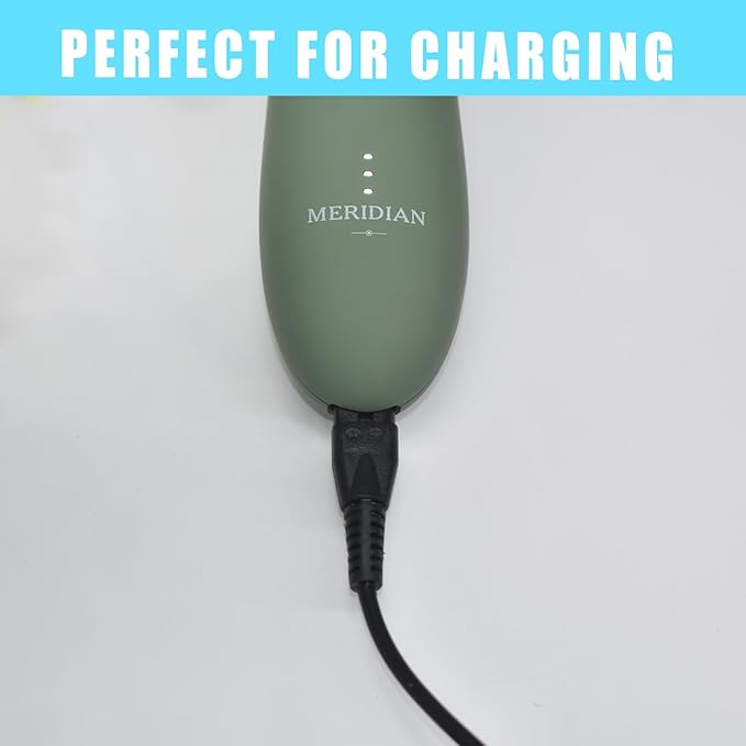 Charger Replacement for Meridian Trimmer Charging Cable Compatible with Meridian Grooming Electric Shaver, 6.5Ft Power Cord Supply Adapter