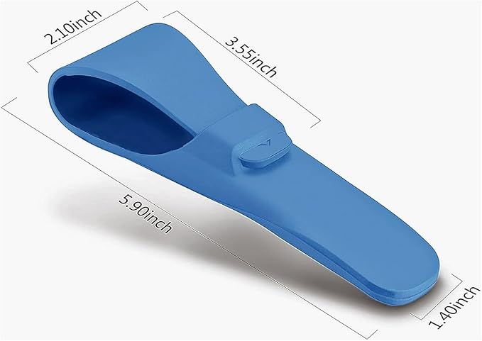 LinMei Silicone Razor Travel Case, Blue+Black, Compatible with Gillette, Parker, Merkur Razor (Blue 2pcs)