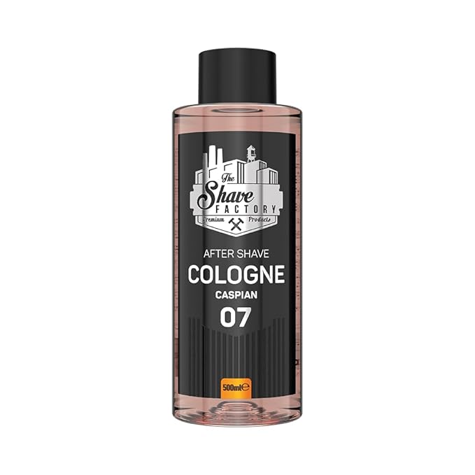 the shave factory After Shave Cologne Series - Cologne for Men, Aftershave for Men, Refreshes and Relieves Face and Skin (07 Caspian)