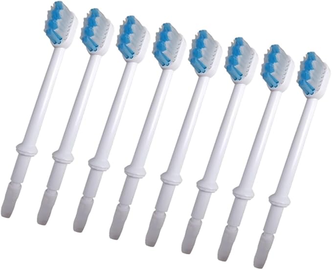 24pcs Replacement Brush Heads Compatible Oral Irrigator Accessories for Toothbrush Replacement Heads