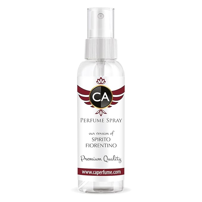 CA Perfume Eco Refill Impression of Spirito Fiorentino For Women & Men Eau de Parfum Spray Atomizer Bottle 2 Fl Oz/60ml-X1