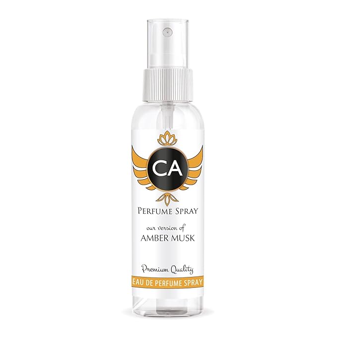 CA Perfume Eco Refill Impression of Amber Musk for Women Amber Long Lasting Fragrance Eau De Parfum 2 Fl Oz 60ml