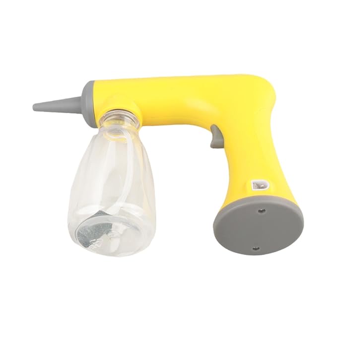 Perming Foaming Machine Lather Maker Hot Lather Machine USB Charging for Barber Shop, yellow