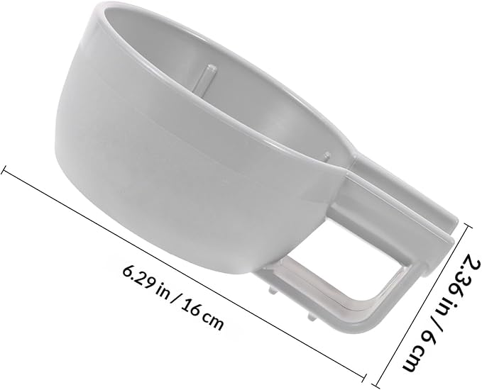 Shaving Soap Bowl for Men Handheld Plastic Shaving Cup Small Thickened Wide Mouth Foaming Bowl with 3d Texture Gray and Facial Grooming