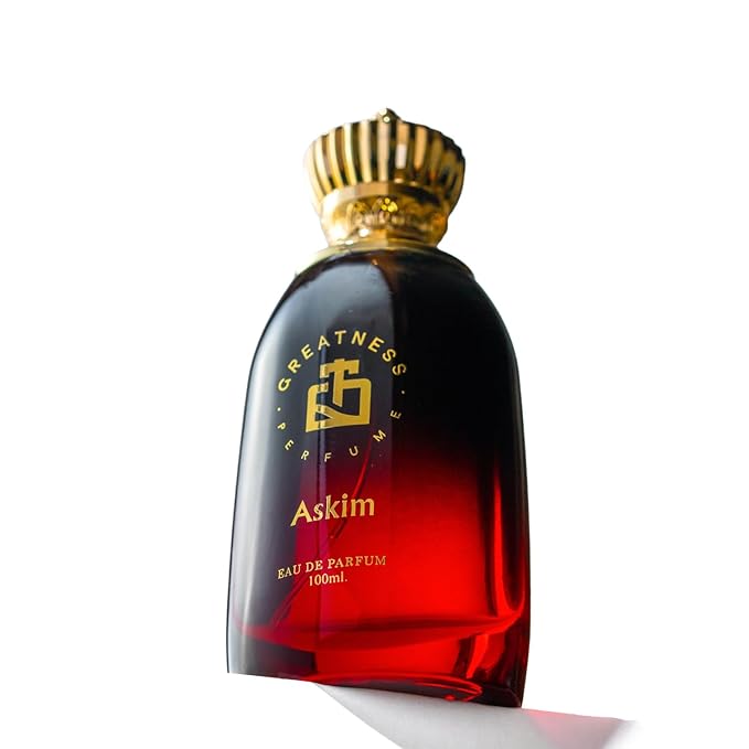 Greatness Askim Eau de Parfum – Long-Lasting Unisex Perfume for Men and Women with Raspberry, Iris, Amber and Leather Notes – Luxury Elegant Packaging, Intense Fragrance, 100 ml