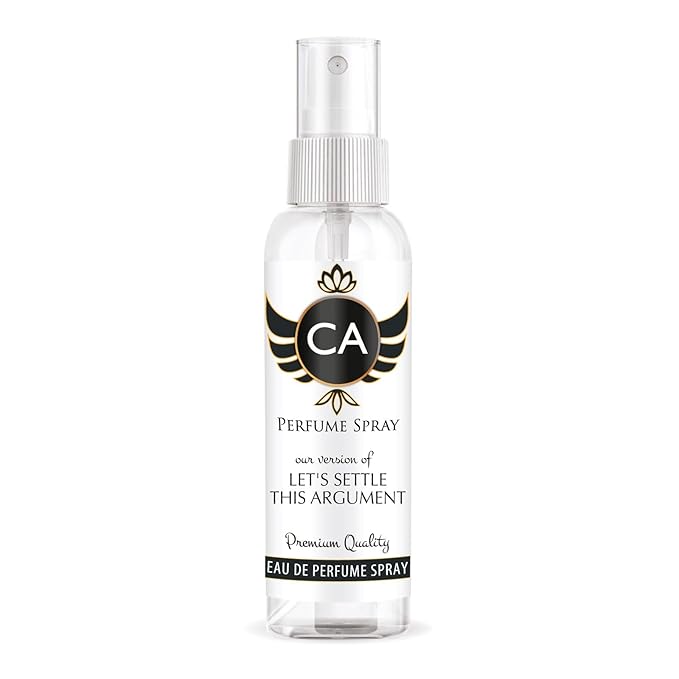 CA Perfume Eco Refill Impression of Let's Settle This Argument for Unisex Amber Vanilla Long Lasting Fragrance Eau De Parfum 2 Fl Oz 60ml