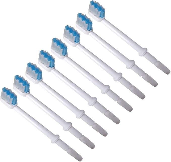 24pcs Replacement Brush Heads Compatible Oral Irrigator Accessories for Toothbrush Replacement Heads