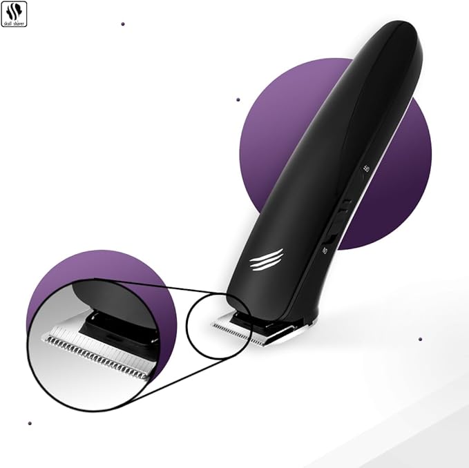 Skull Shaver Baby Beast Trimmer - Ultimate Cordless Hair & Beard Grooming Tool - Precision Steel Blades - USB Rechargeable - 4 Combs - Travel-Friendly