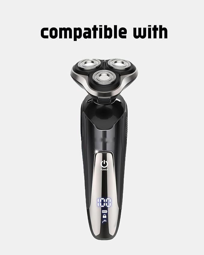 12 Pack Heads Compatible with Pritech Replacement Blades for Electric Shaver rsm-1505, Gifts for Men, 2 Cleaning Brush