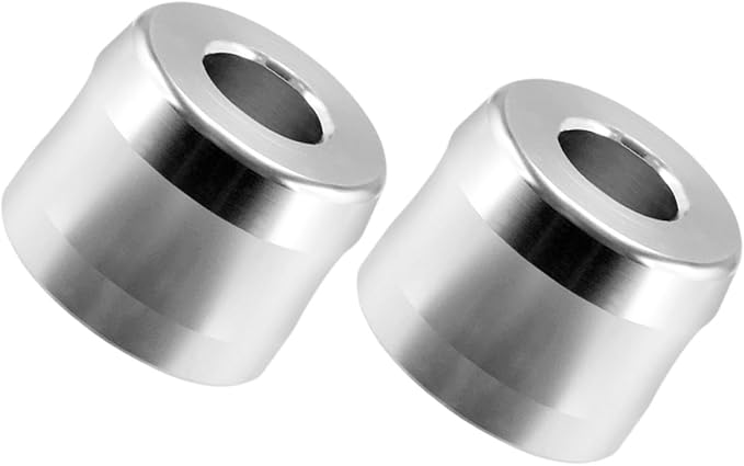 jojofuny 2pcs Shaver Storage Holder and Razor Brush Stand Aluminum Alloy Large Diameter Wide Opening for Men's Shaving Bathroom Desktop Organizer
