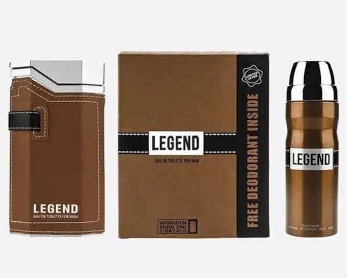 Emper Legend Men Eau De Toilette 100 ml + 200 ml Deodorant Combo Gift Set