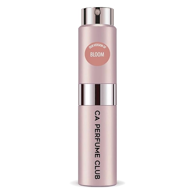 CA Perfume Impression of Bloom For Women Fragrance Concentrated Long Lasting Eau de Parfum Spray Refillable Atomizer Bottle 0.27 Fl Oz/ 8ml