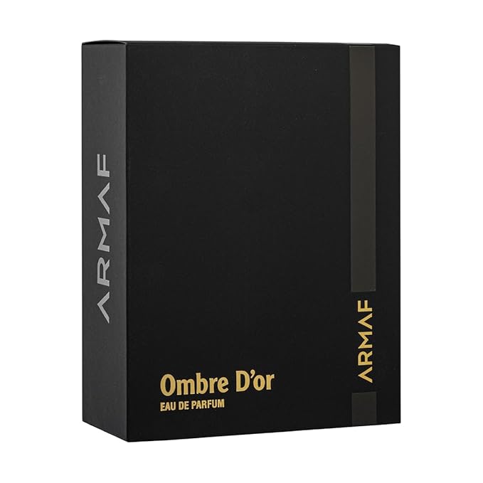 Armaf Ombre D’Or – Spicy, Floral, Woody – Eau de Parfum Spray Long-Lasting Fragrance for Unisex, 2.5 Ounce / 75 ml