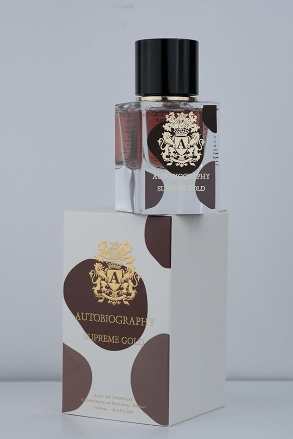 Paris Corner Autobiography Mens Eau de Parfum Fragrance Scent for Him 2 Fl Oz PERFUMES (SUPREME GOLD - AUTOBIOGRAPHY)