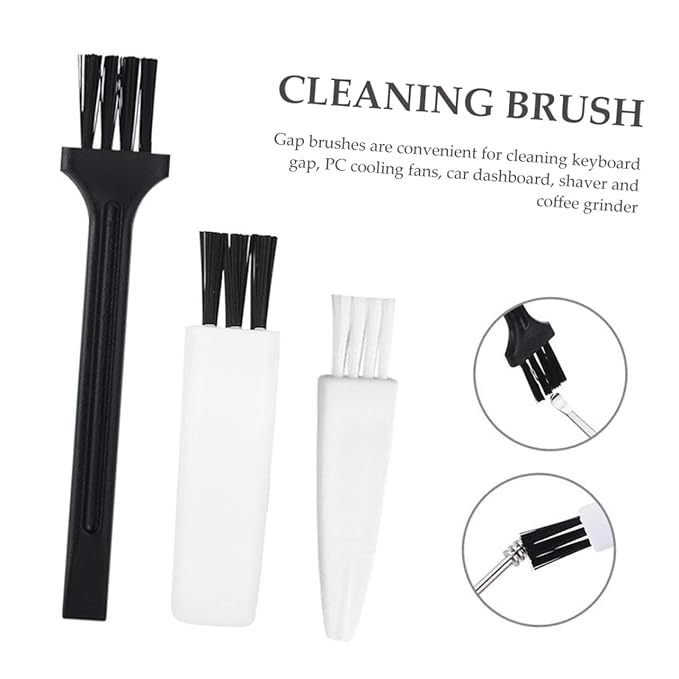 30pcs Electric Shaver Cleaning Brush for Beard and Hair Clippers Ergonomic Design Mini for Easy Storage for Keyboard Fans and Car Dashboard Cleaning