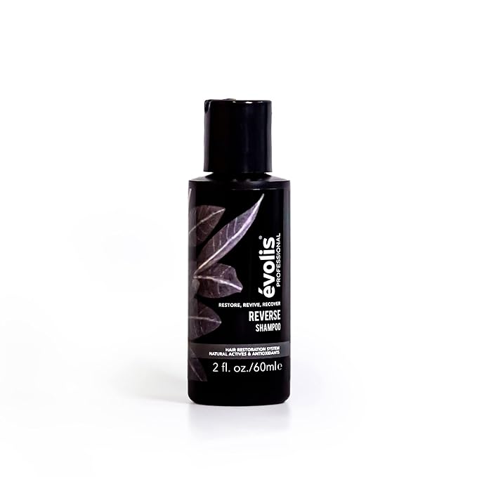 EVOLIS Reverse Thickening Shampoo for Fuller-Looking Hair - Keratin Treatment & Formula for Thinning Hair - Travel Size (2 fl oz)