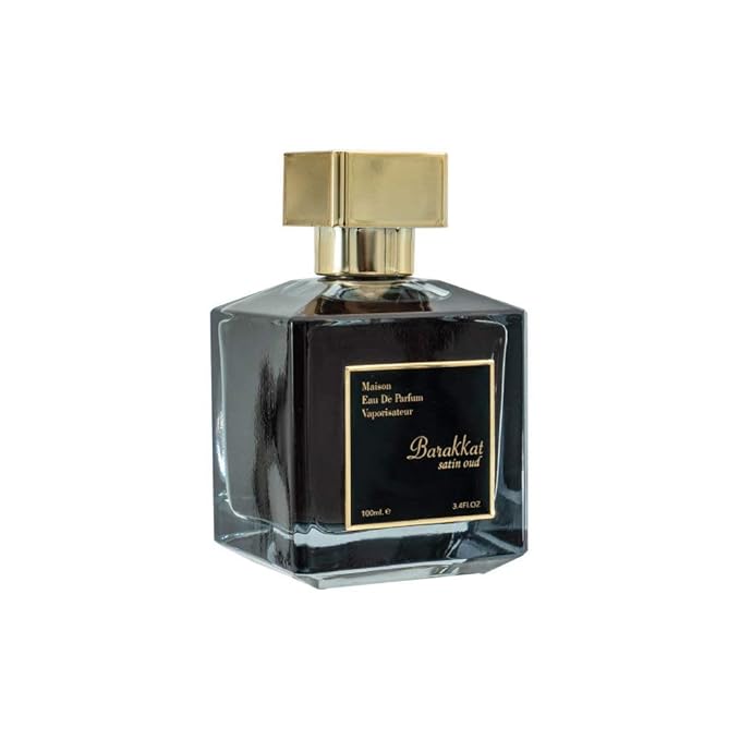 Youshah Perfumes Maison Barakkat Satin Oud by Fragrance World for Unisex - 3.4 oz EDP Spray