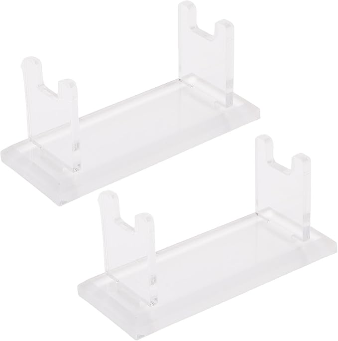 Acrylic Razors Stand Holder, Sturdy Shaving Brush Storage Bracket Countertop Organizer for Bathroom Kitchen Office Desk