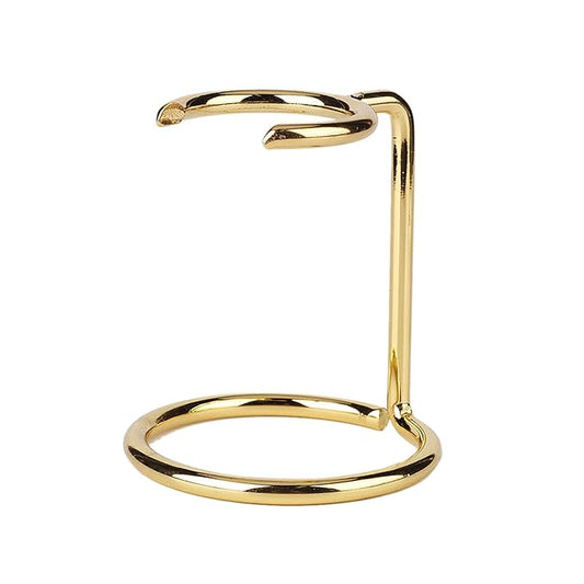 Men Razor and Shaving Brush Stand, Stainless Steel Shave Brush Holder Razor Storage Shaving Kit Fits Most Razors and Brushes for Salon Home Travel