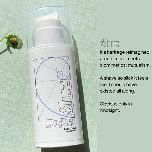 Snail Mucin Shaving Cream, with Snail Secretion Filtrate, Panthenol, Allantoin