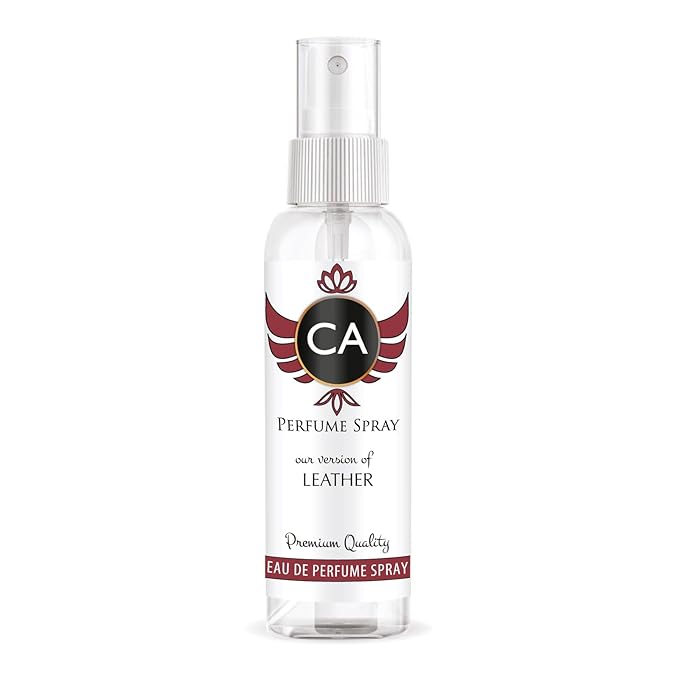 CA Perfume Eco Refill Impression of Leather for Unisex Leather Long Lasting Fragrance Eau De Parfum 2 Fl Oz 60ml