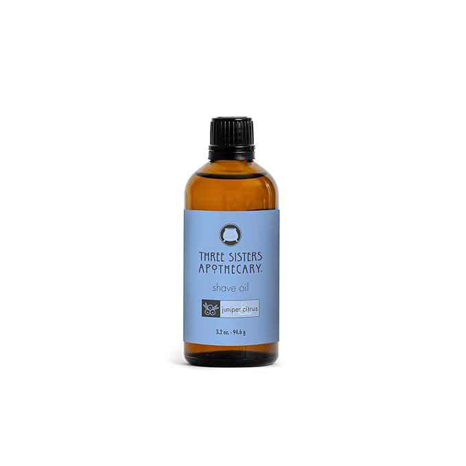 Three Sisters Apothecary 3.2 oz. Shave Oil (Juniper and Citrus)