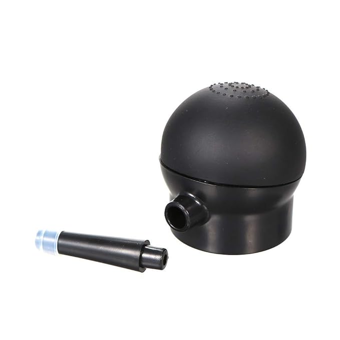 immetee Hair Fibers Pump Fiber Applicator, Spray Application Atomizador Nozzle for Hair Building Fibers Hair Thickening Tools(BLACK)