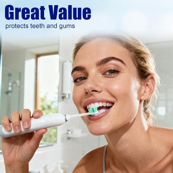 Toptheway Toothbrush Replacement Heads Compatible with Philips Sonicare ProtectiveClean DiamondClean C2 C1 G2 W 4100 5100 5300 Plaque Control, 6 Pack