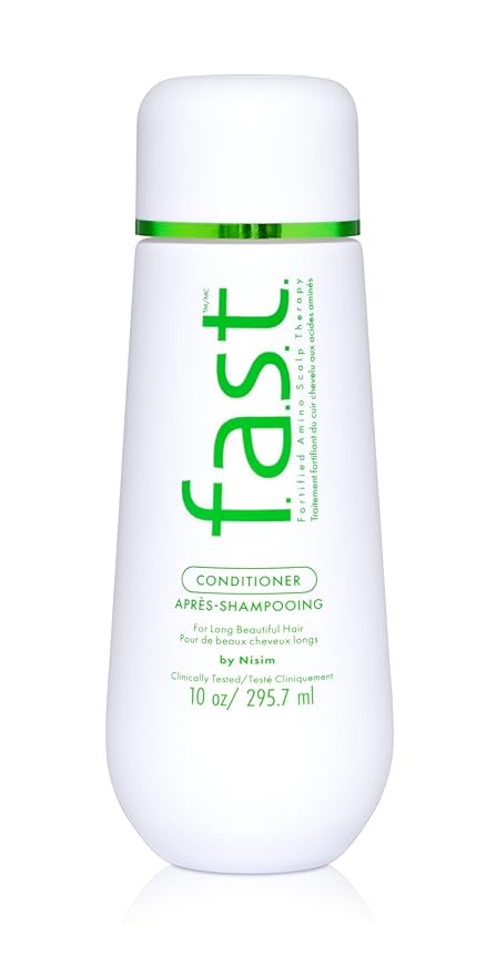 Nisim F.A.S.T. Fortified Amino Scalp Therapy Conditioner for Long Beautiful Hair, 10 oz (New Look - Same Formula)