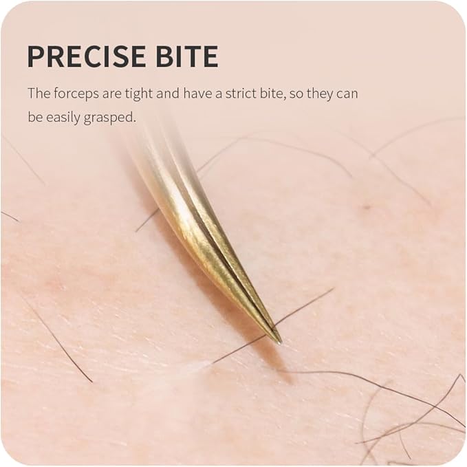 Lash Tweezers for Eyelash Extensions,Precision Fiber Tip for Volume Eyelash Extensions,Lash Extension Tweezers for Easy Application and Removal-A10