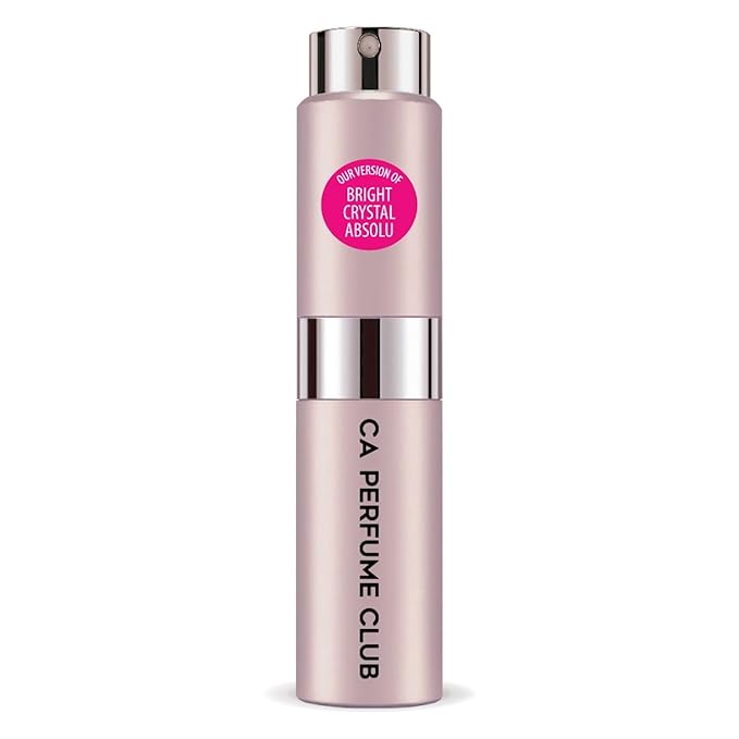 CA Perfume Impression of Bright Crystal Absolu For Women Fragrance Concentrated Long Lasting Eau de Parfum Spray Refillable Atomizer Bottle 0.27 Fl Oz/8ml-X1