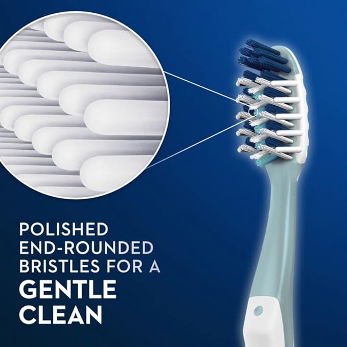 Oral-B CrossAction All in One Toothbrushes, Soft, 2 Count (Pack of 2)