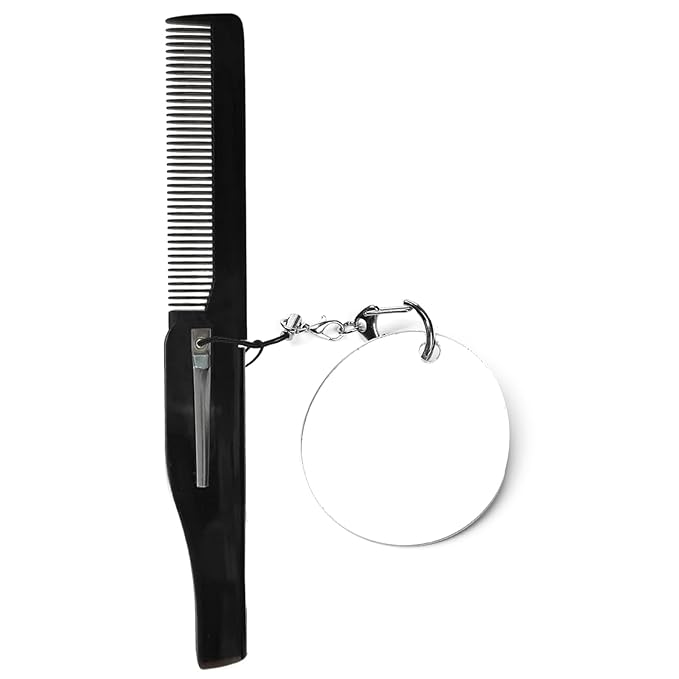 Folding Beard Comb With Mustache Comb Smooth Hair Comb Mens Gift Small Pocket Comb For Men Pocket Comb For Men