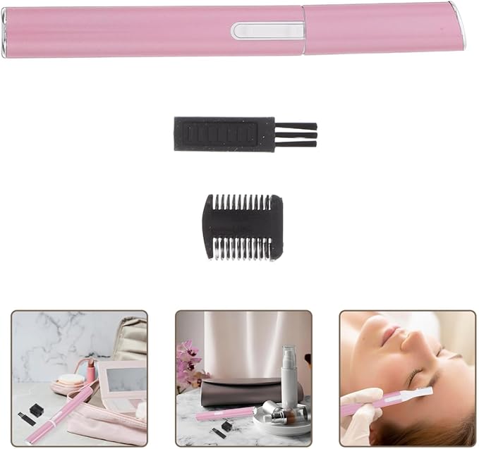 minkissy Women Electric Eyebrow Trimmer Facial Hair Remover Lightweight Portable Electric Razor for Precise Shaping and Body Hair Grooming