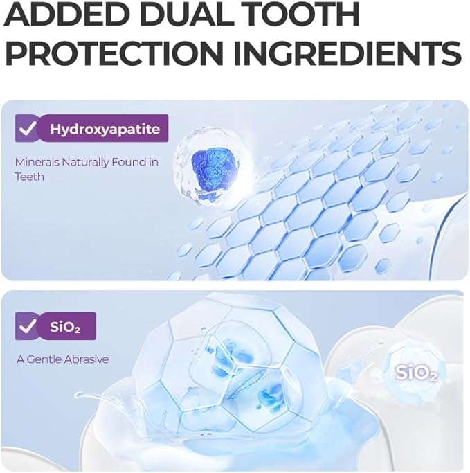 Tooth Refresh Toothpaste, Fresh Breath Formula Whitening Toothpaste, Natural Oral Care & Enamel Repair, Helps Remove Coffee, Tea & Wine Stains, Fresh Minty Gel, 3.5 Oz Tube, 2 Pack