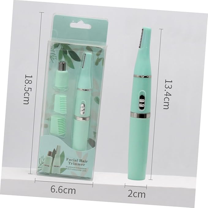 1set Electric Eyebrow Trimmer and Facial Hair Remover Multifunctional Precision Razor for Eyebrows Nose and Facial Hair Blade Portable Design Suitable for Women and Men