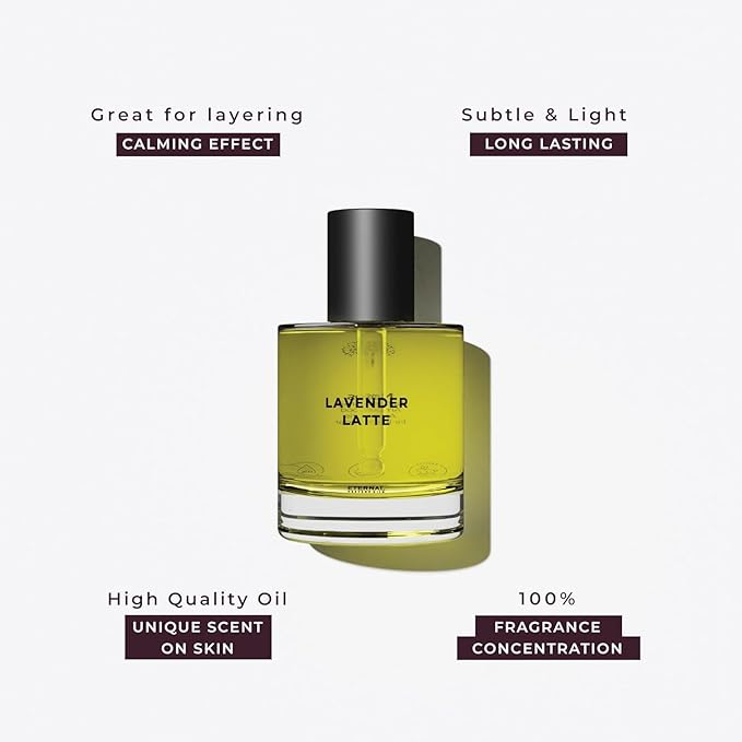 Eternal perfume oils Lavender Latte perfumes for women Inspired by G0ddess B Real perfume for men Long Lasting womens perfume Oil 1.69 FL Oz Unisex with 1 FL Oz (Pack of 2)