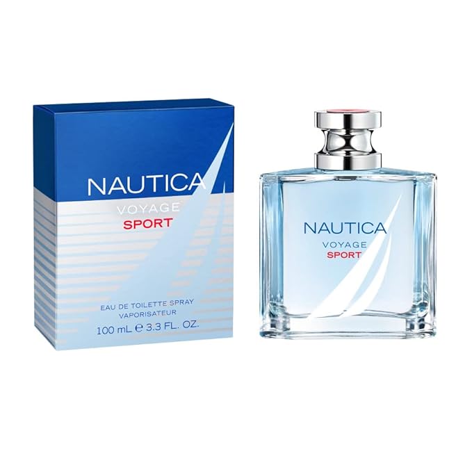 Nautica Voyage Sport Eau De Toilette Spray 3.4 Oz/ 100 Ml for Men, 23 Fl Oz, I0030560