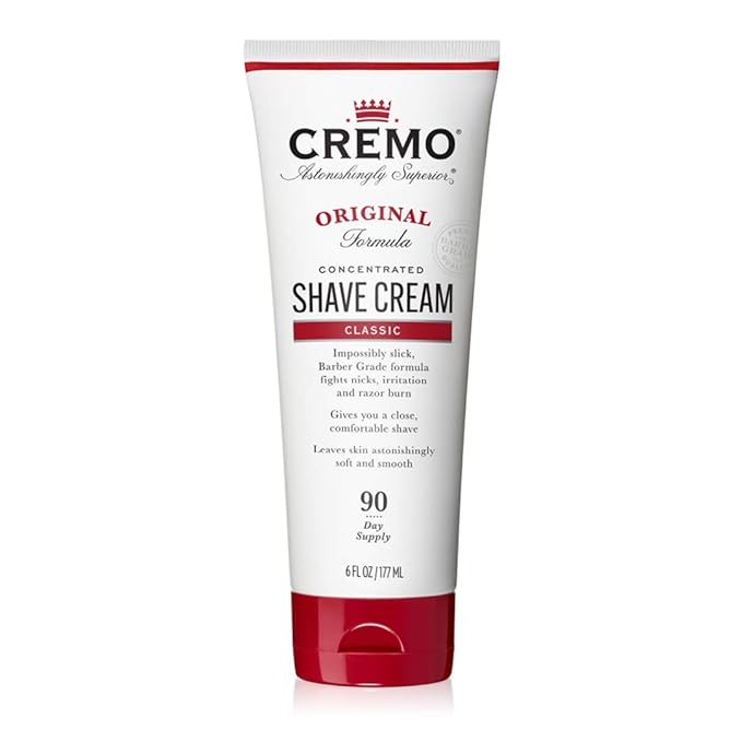 Cremo Barber Grade Original Shave Cream & Cooling Formula Post Shave Balm, Soothes, Cools And Protects Skin From Shaving Irritation, Dryness and Razor Burn, 4 Oz