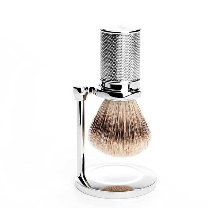 MÜHLE Chrome Sturdy Shaving Stand for TRADITIONAL Series Brushes