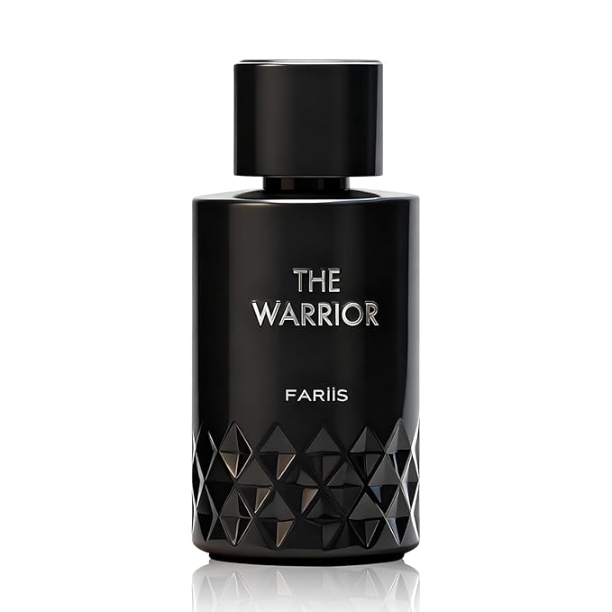 The Warrior Eau De Parfum for Men, 3.4 Fl Oz, Intense Woody Oud Essence, Warm Vanilla, Spicy Floral, Fresh Citrus Notes, Long Lasting Masculine Charm Natural Spray