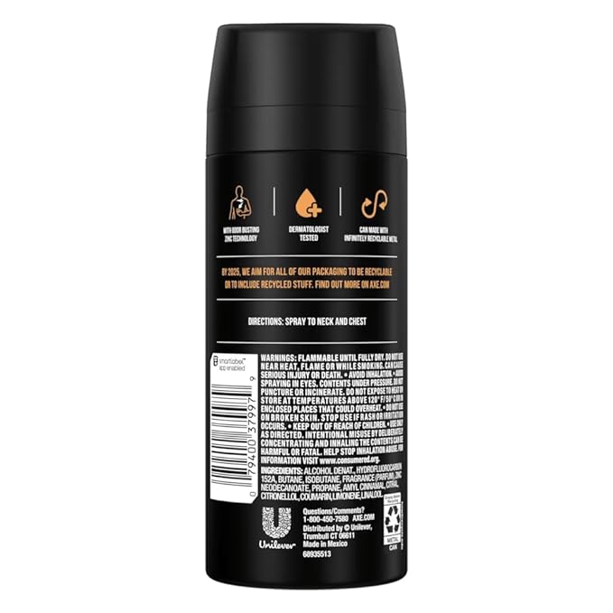 Axe Deodorant Bodyspray Dark Temptation (3 Pack)