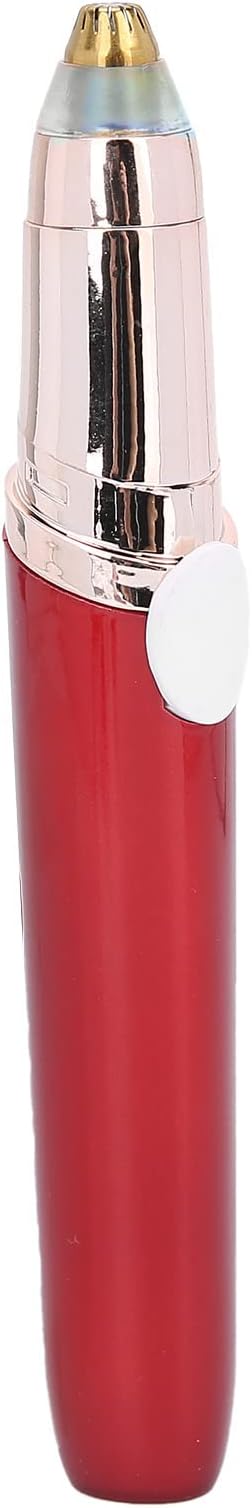 Horoper Eyebrow Facial Trimmer, Painless USB Eyebrow Trimmer Women Electric Face Eyebrow Hair Removal Machine, for Face Lip Chin (Red)
