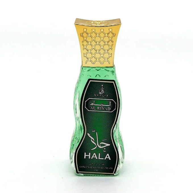Maison d'Orient HALA 20 mL Roll On Fragrance Bottles, Alcohol-Free, Arab Perfume Vanilla. Perfumes Arabes Originales; Cruise Bag Arabian Perfume Travelling Essentials