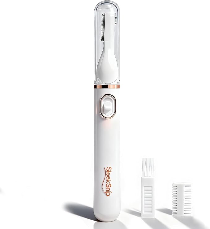 2025 Eyebrow Trimmer Facial Shaver for Women - Painless Facial Hair Remover, Mini Personal Grooming Tool with Combs