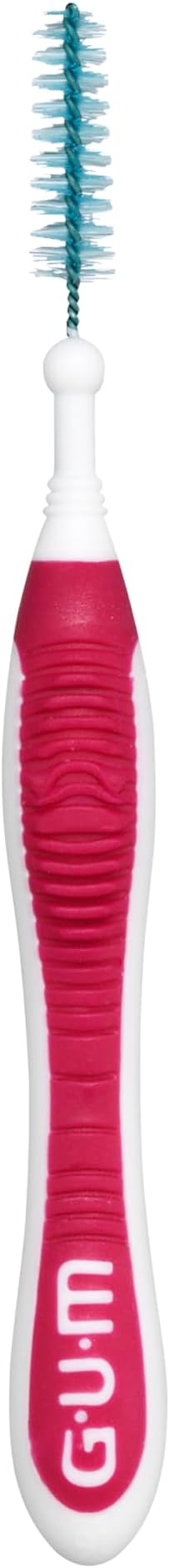 GUM Proxabrush Go-Betweens - Moderate - Interdental Brushes - Soft Bristled Dental Picks for Plaque Removal Health - Safe for Braces & Dental Devices, 10ct (Pack of 6)