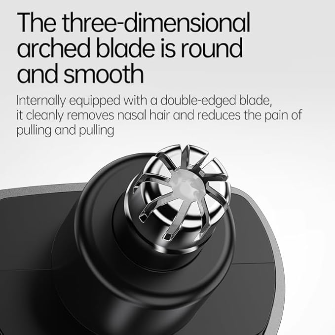 Ear and Nose Hair Trimmer,Gifts for Men,Professional PainlessFacial Hair Trimmer for Men Women,Portable Design USB Rechargeable,Travel Trimmer,Removable and Washable